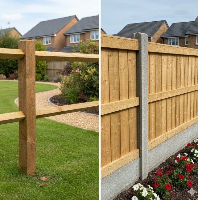 Fence Face-Off: Timber Post & Rail vs. Concrete Panel Systems—Which is Right for Your Garden?