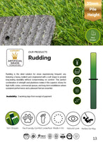 🌳Rudding Artificial Grass 35 mm. Soft, Durable, and Mud-Free Artificial Grass, Available in 4mtr or 2mtr Widths - Hardscape Supplies Co
