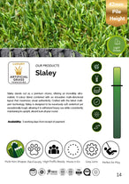 ✨ Slaley: Luxury 42mm Artificial Grass for a Flawless, Resilient. Available in 4mtr or 2mtr Widths - Hardscape Supplies Co
