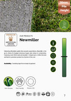 🌿 Newmiller 30mm: Soft and Resilient Budget-Friendly Artificial Grass. Available in 4mtr or 2mtr Widths - Hardscape Supplies Co