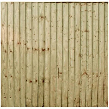 Feather Edge Fence Panels 1800 wide Capped - Hardscape Supplies Co