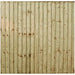 Feather Edge Fence Panels 1800 wide Capped - Hardscape Supplies Co