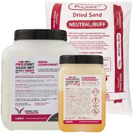 V400-WT™  EPOXY RESIN JOINTING COMPOUND UP TO 40 T WEIGHT LOADING - Hardscape Supplies Co