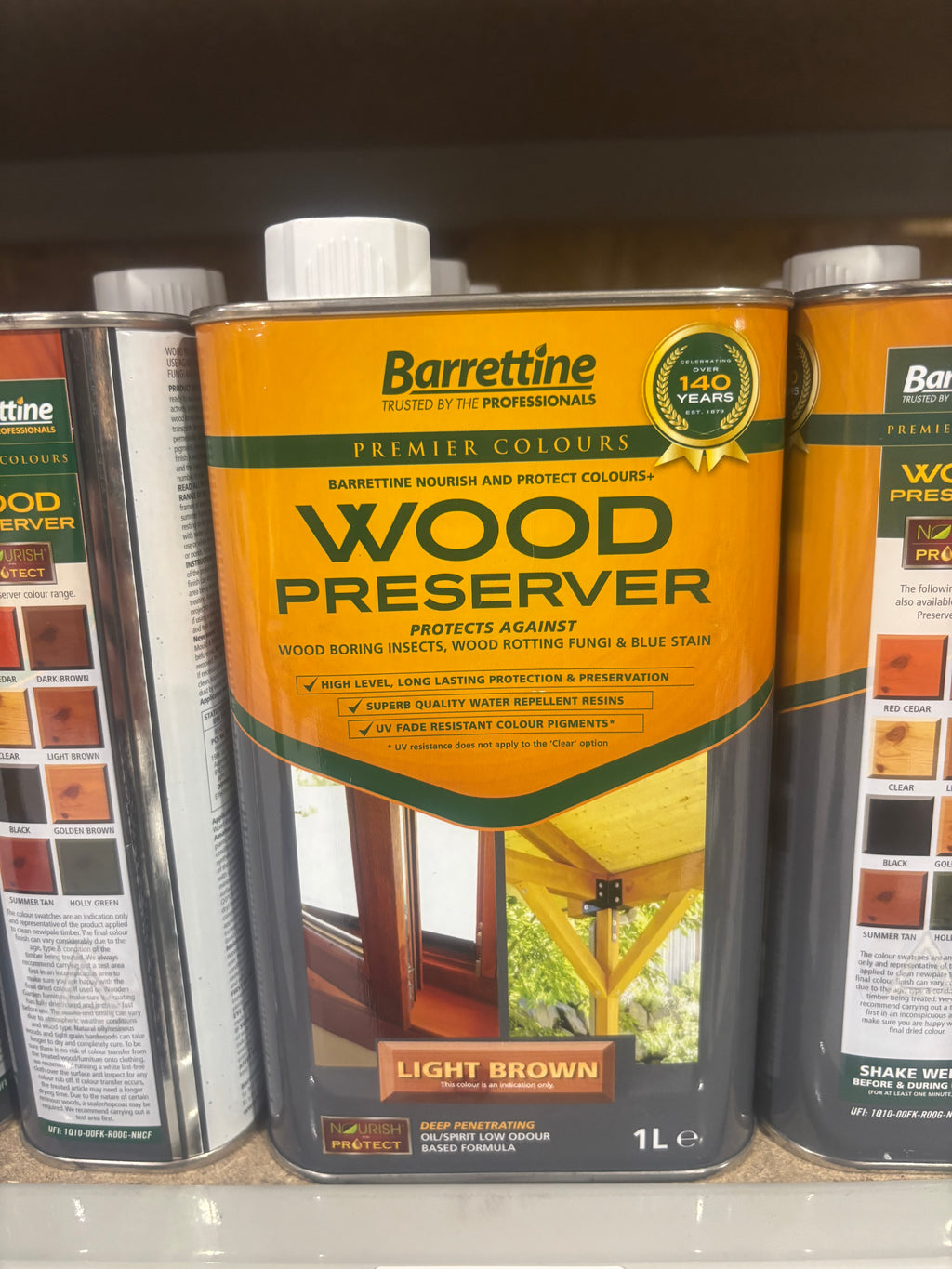 Nourish & Protect  Wood Preserver Light Brown