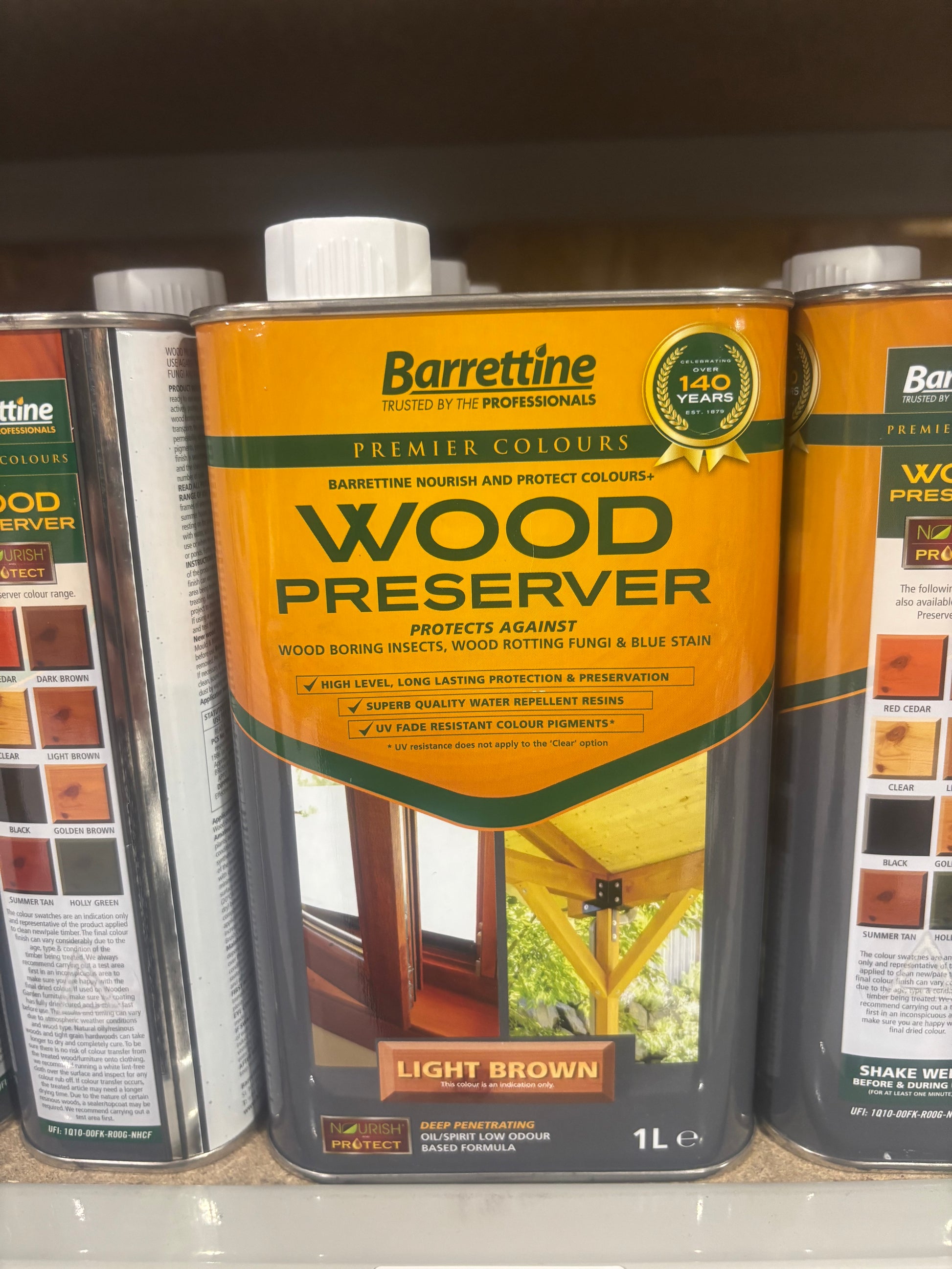 Nourish & Protect  Wood Preserver Light Brown