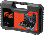 BLACK+DECKER A7220-XJ Drilling and Screw Driving Set (120-Piece) - Hardscape Supplies Co