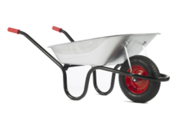 Chillington Chasseur Galv 90L Wheel Barrow - Hardscape Supplies Co