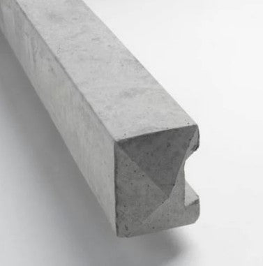 Concrete Timber Fence Panel Slotted End - Hardscape Supplies Co