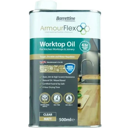 500Ml Armourflex Worktop Oil Matt Finish