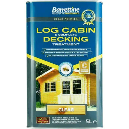 Deck: All in one 5L Log Cabin Treatment - Hardscape Supplies Co