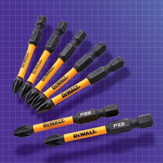 DeWalt 5+2 PZ2 Screwdriver Bit Pack - Hardscape Supplies Co