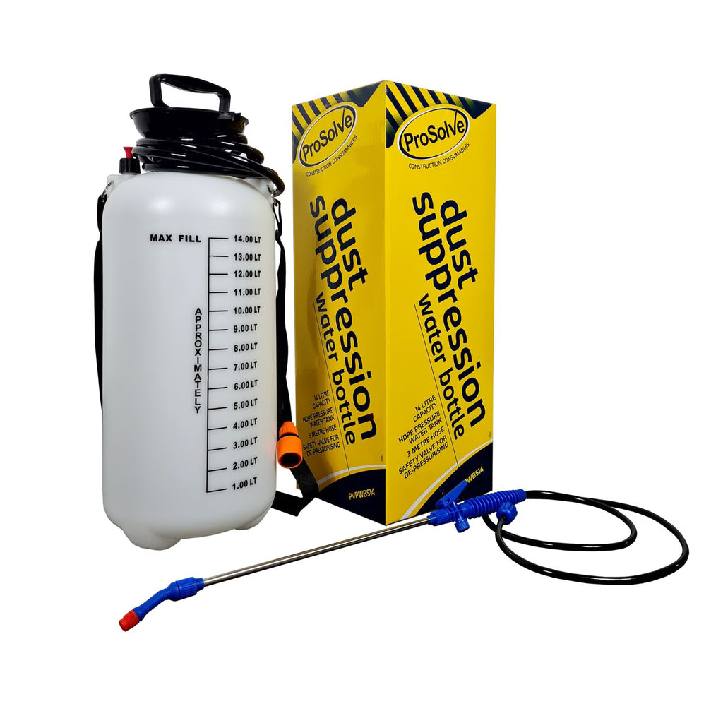 Dust suppression water bottle with ProSolve  from Hardscape Supplies Company