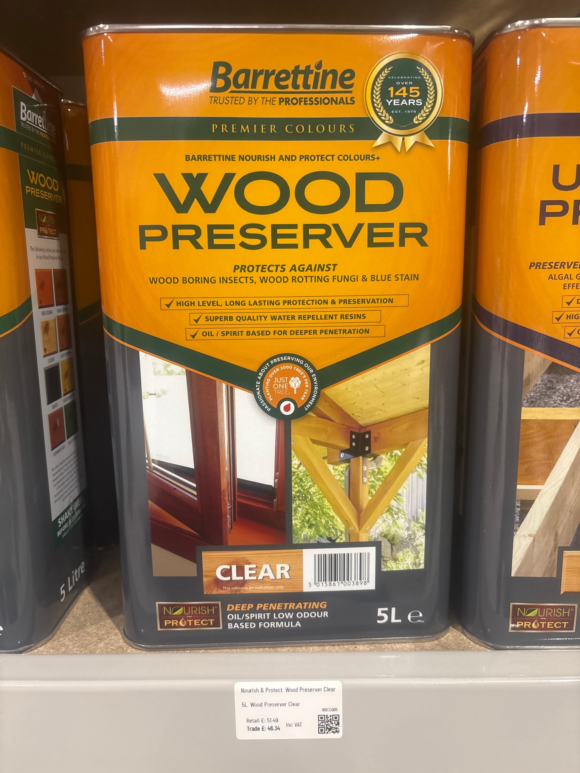 Nourish & Protect  Wood Preserver Clear