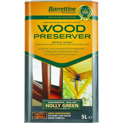 Nourish & Protect  Wood Preserver Holly Green