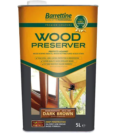 Nourish & Protect   Wood Preserver Dark Brown
