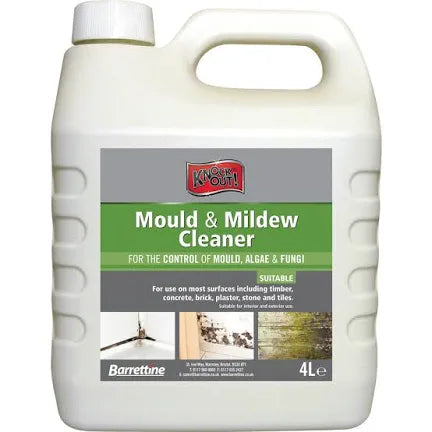 Solvants & Decorating 4L Knockout Mould & Mildew Cleaner - Hardscape Supplies Co