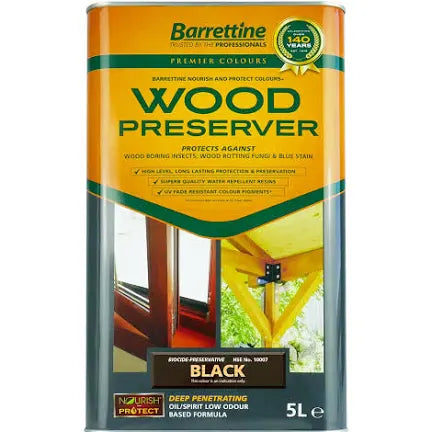 Nourish & Protect   Wood Preserver Black
