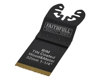 Multi-Functional Tool Bi-Metal Flush Cut TiN Coated Blade 32mm - Hardscape Supplies Co