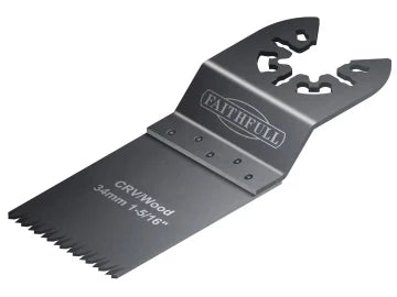 Multi-Function Tool CrV Flush Cut Wood Blade Ground Side Set 34mm - Hardscape Supplies Co