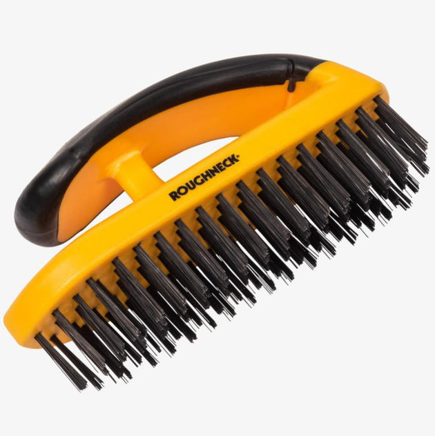 Roughneck® Heavyduty tapered block wirebrush - Hardscape Supplies Co