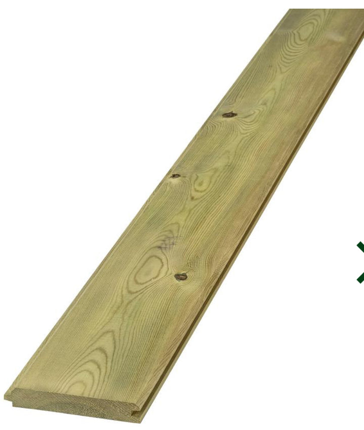 T&G / Match Board Treated 120x15mm