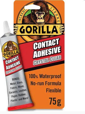 GORILLA  GORILLA CONTACT ADHESIVE CLEAR 75G