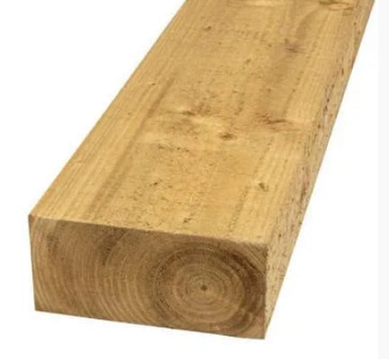 250x125mm Treated Timber Sleepers - Hardscape Supplies Co