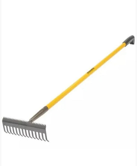 Roughneck® Sharp-Edge Soil Rake 350x1500mm/13¾x59" - Hardscape Supplies Co
