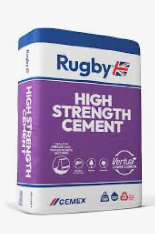Cement High Strength (52.5n) 25kg Poly Bag