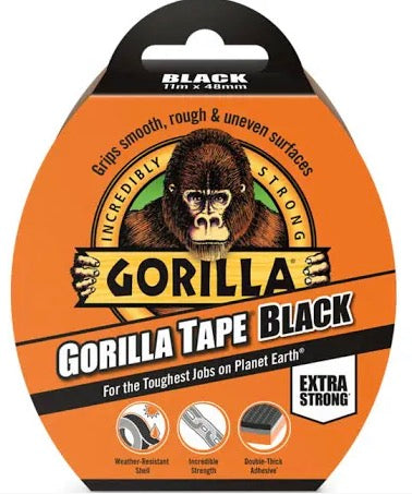 GORILLA  GORILLA TAPE BLACK 11M          3044001