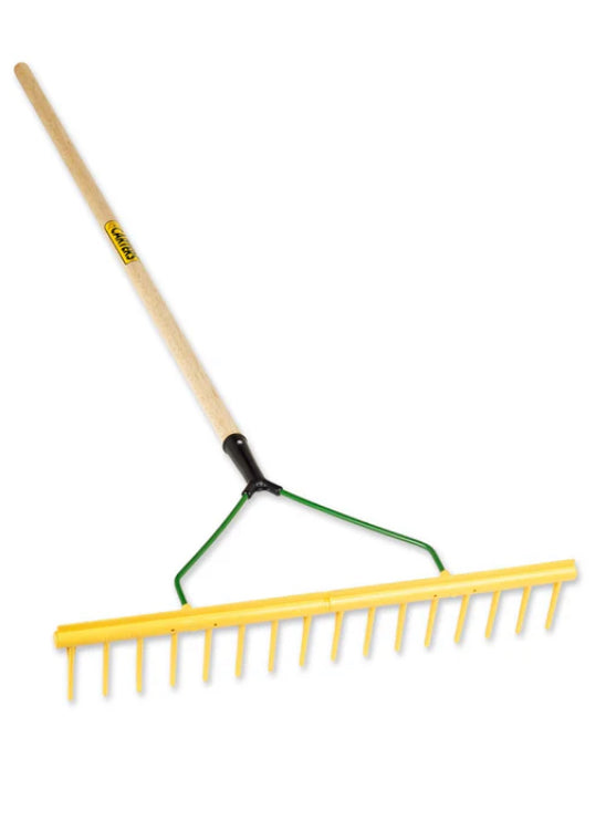 Large Grading Rake Carters 16T Poly Leaf Rake C/W Grading Bar x Econ