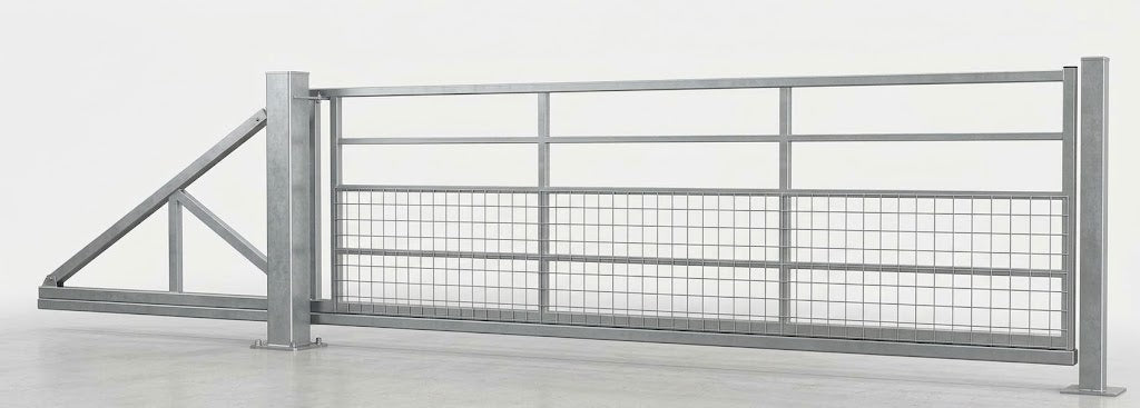 Galvanised Counter Leaver  Farm Gate (No Track manual Operation)