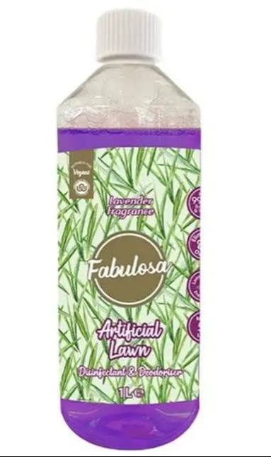 Fabulosa Artificial Lawn Deodoriser 4in1 Disinfectant Lavender 1L Pet Friendly Once Dry