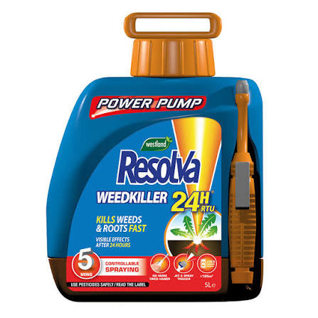 Resolva Weedkiller 24H RTU 5L Power Pump RTU www.hardscapesupplies.co.uk - Cleckheaton - West Yorkshire