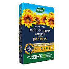 Peat Free Multi Purpose Compost & John Innes 50L www.hardscapesupplies.co.uk - Cleckheaton - West Yorkshire