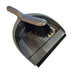 PLASTIC DUST PAN & BRUSH STIFF BRISTLE PVPDBST - Hardscape Supplies Co