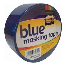Blue Masking Tape, 25mm - 50mm - Hardscape Supplies Co