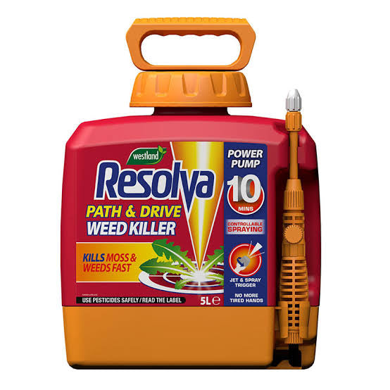 Resolva Path & Drive Weedkiller 5L Power Pump www.hardscapesupplies.co.uk - Cleckheaton - West Yorkshire