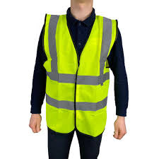 HIVIS VEST YELLOW - LARGE PVHVL - Hardscape Supplies Co