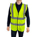 HIVIS VEST YELLOW - LARGE PVHVL - Hardscape Supplies Co