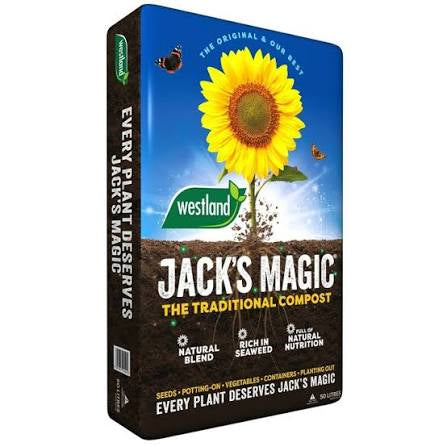 Jack's Magic All Purpose Compost (Traditional Blend) 50L www.hardscapesupplies.co.uk - Cleckheaton - West Yorkshire