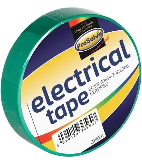 ELECTRICAL TAPE GREEN 19MM X 20M ELECTG20 - Hardscape Supplies Co