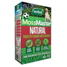 Westland Moss Master 80m2 Box (Natural Moss Remover High K) www.hardscapesupplies.co.uk - Cleckheaton - West Yorkshire