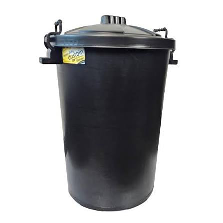 80L Dustbin Black - Hardscape Supplies Co