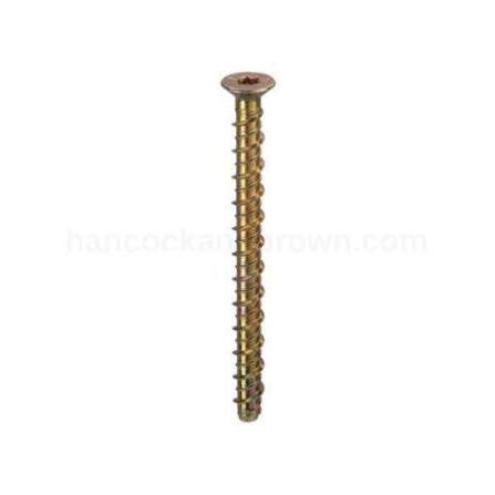 Thunder Bolt CSK Zinc Plated Including M6x50 Pan YZP Concrete Anchor Screw M5 & M6 - Hardscape Supplies Co