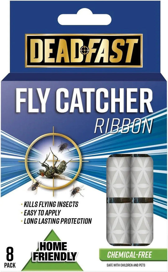 Deadfast Fly Catcher Ribbons 8 Pack www.hardscapesupplies.co.uk - Cleckheaton - West Yorkshire