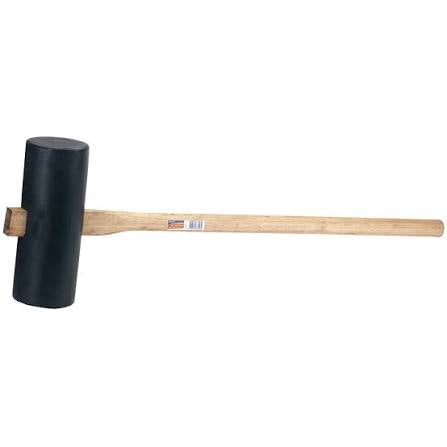 RUBBER MAUL HEAD & HANDLE 41" PVRM41 - Hardscape Supplies Co