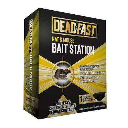 Deadfast Mouse & Rat Bait Station Only Single www.hardscapesupplies.co.uk - Cleckheaton - West Yorkshire