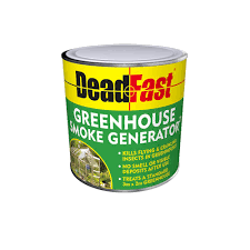 Deadfast Greenhouse Smoke Generator (Fumigator): Cleanse your growing environment of overwintering pests. This powerful "knockdown" smoke reaches every crack, cranny, and pane of glass in your greenhouse or conservatory, eradicating whitefly, red spider mites, and aphids in one simple application.