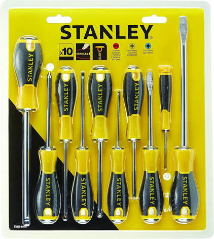 STANLEY  10PC ESSENTIAL SCREWDRIVER SET 0-60-211